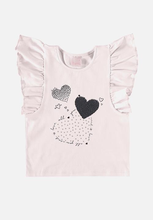 Quimby - Jersey blouse and shorts - light pink
