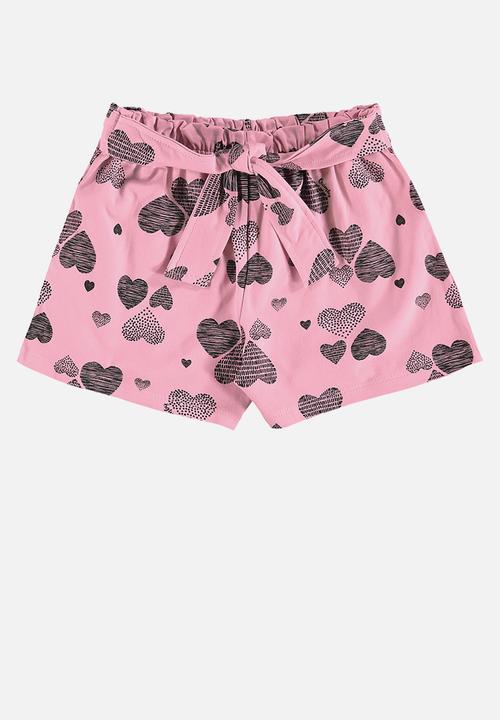 Quimby - Jersey blouse and shorts - light pink