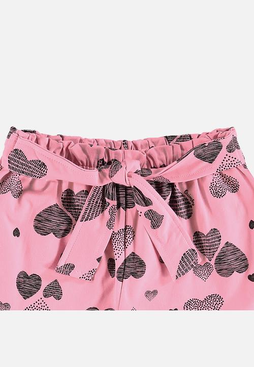 Quimby - Jersey blouse and shorts - light pink