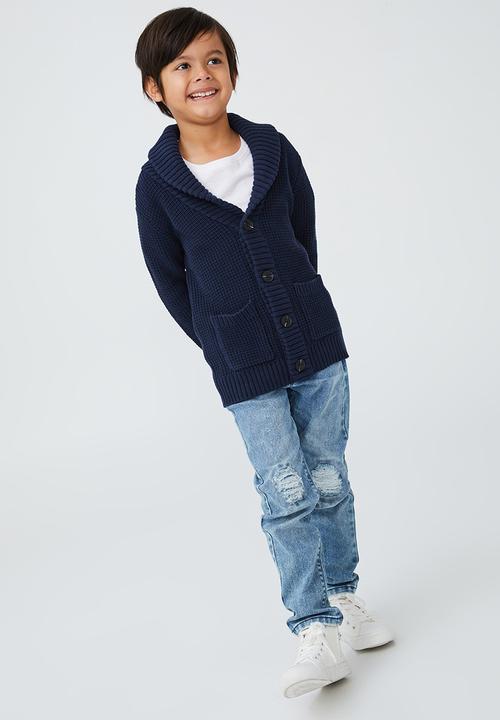 Cotton On - Shawl cardigan - navy blazer