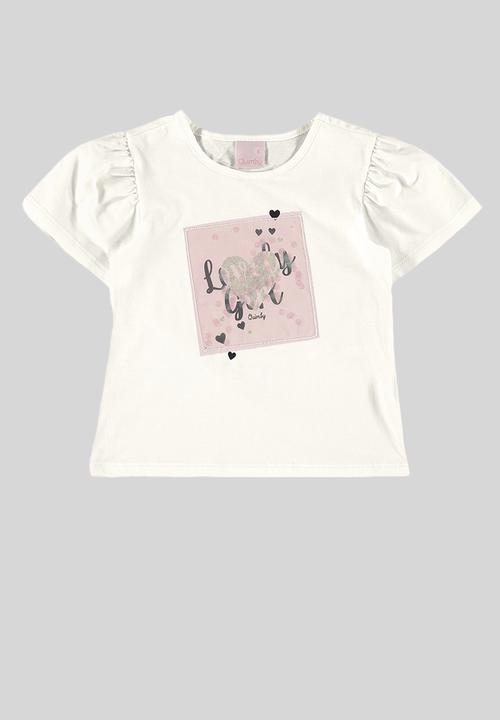 Quimby - Single jersey blouse - off white