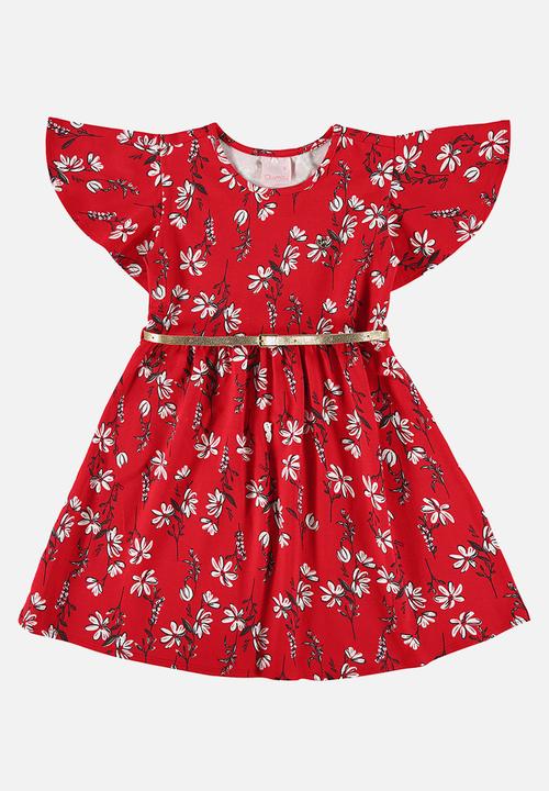Quimby - Elastane jersey dress - red