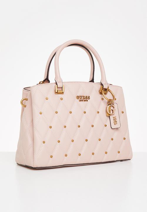 GUESS - Triana 3 compartment satchel - blush