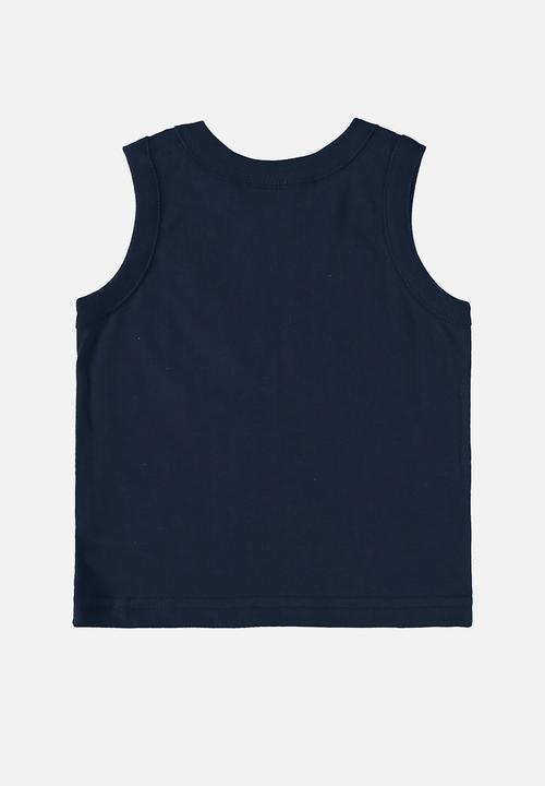 Bee Loop - Tank top and sweat bermuda - dark blue & grey