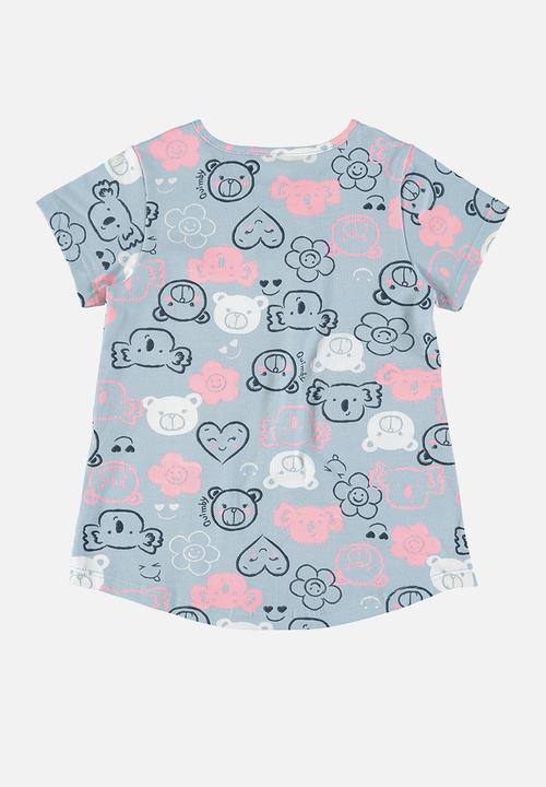 Quimby - Elastane jersey blouse - light blue
