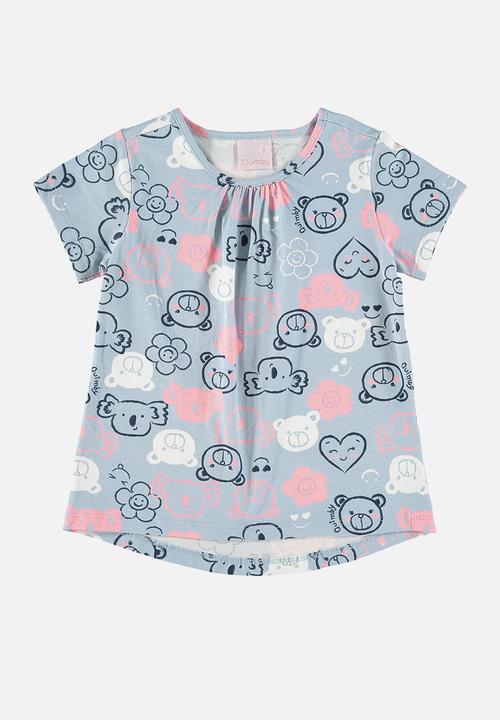 Quimby - Elastane jersey blouse - light blue