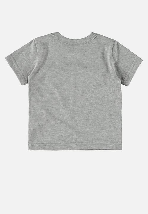 Bee Loop - Tee and sweat bermuda - grey & blue