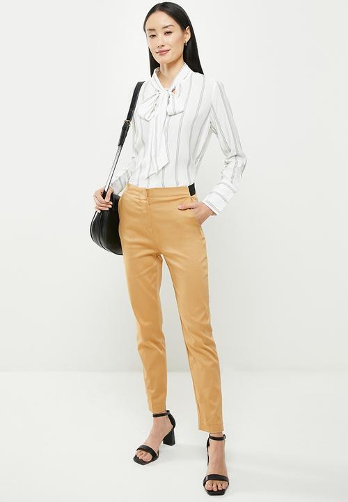 Koton - Medium rise trousers - camel