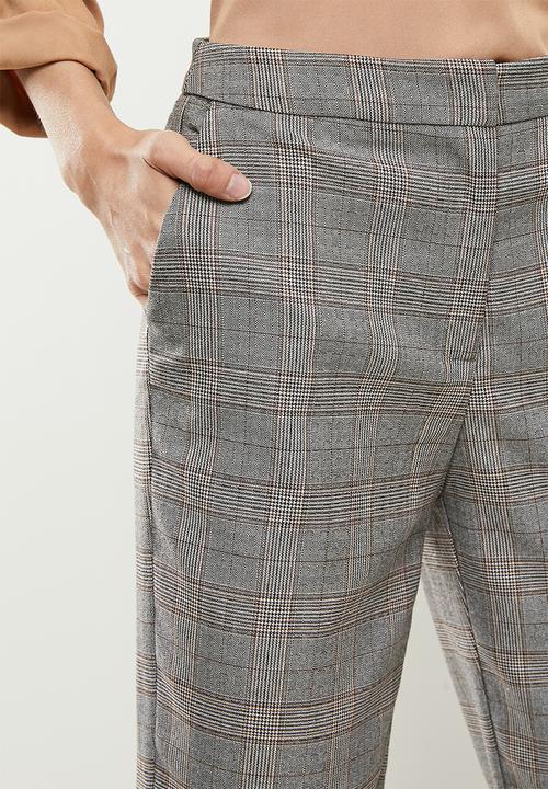 Koton - Medium rise slim fit pocket detailed trousers - brown 