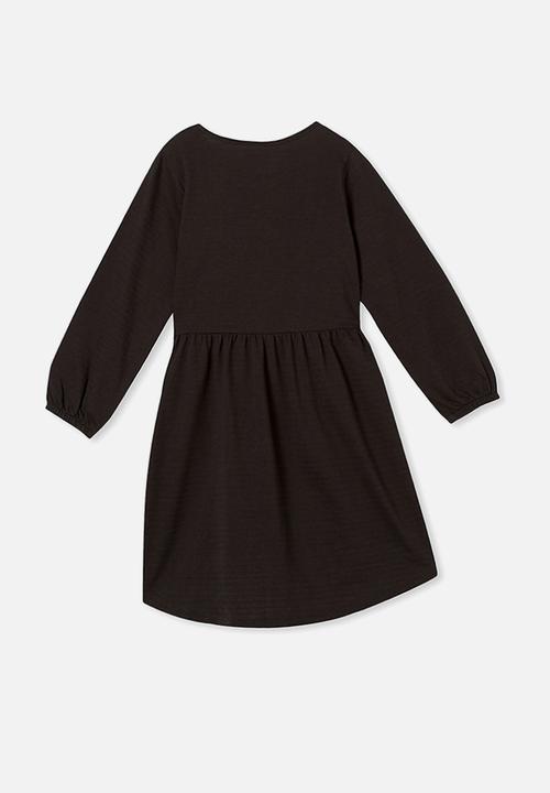 Cotton On - Payton long sleeve dress - phantom