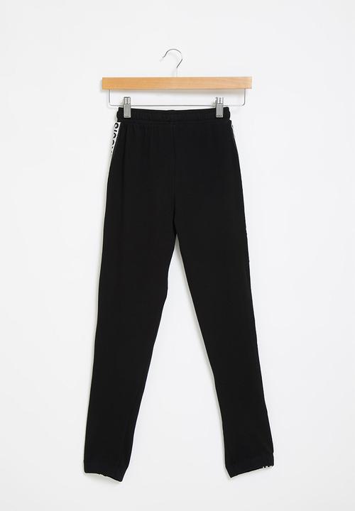 SISSY BOY - Sweatpants with lurex drawstring - black