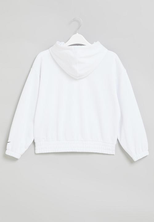 Nike - Nike wildflower full hoody - white