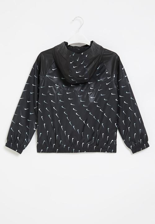 Nike - Nike essentials logo windbreaker - black