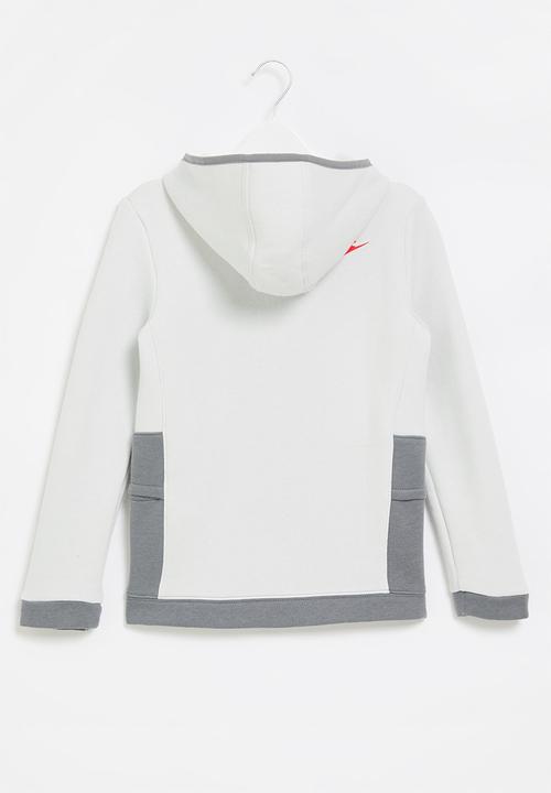 Nike - Nike logo amplify hoodie - photon dust
