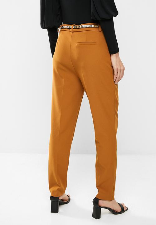 Koton - Medium rise trousers - brown