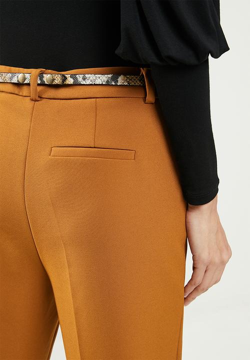 Koton - Medium rise trousers - brown