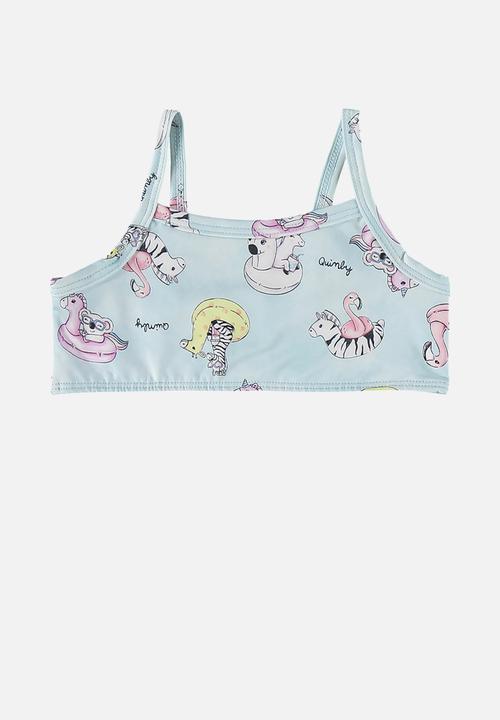 Quimby - Sun protection bikini - light blue