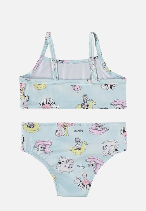 Quimby - Sun protection bikini - light blue