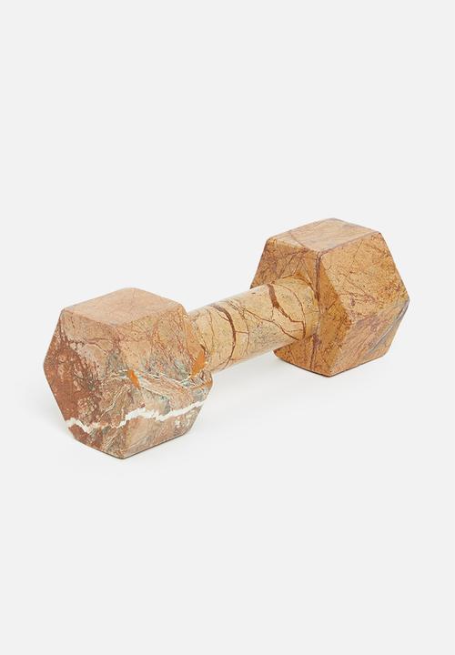 Sixth Floor - Marble dumbbell - brown