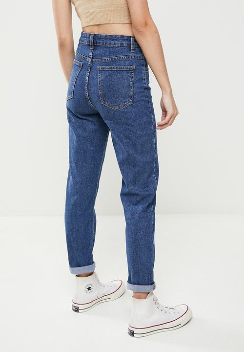 Cotton On - Stretch mom jean - blue