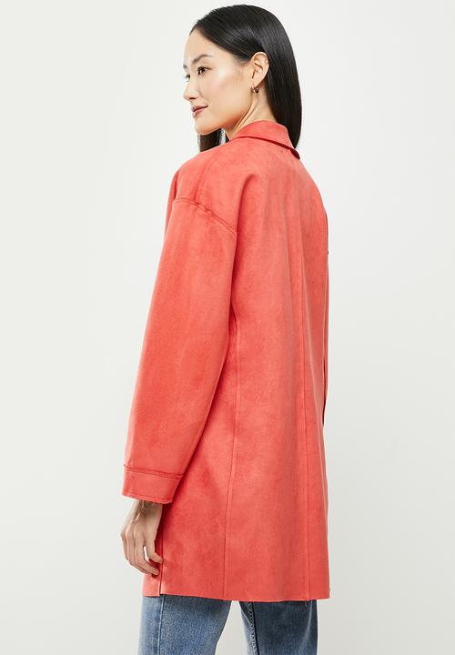 Koton - Classic collar trenchcoat - tile