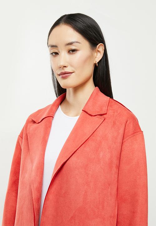 Koton - Classic collar trenchcoat - tile