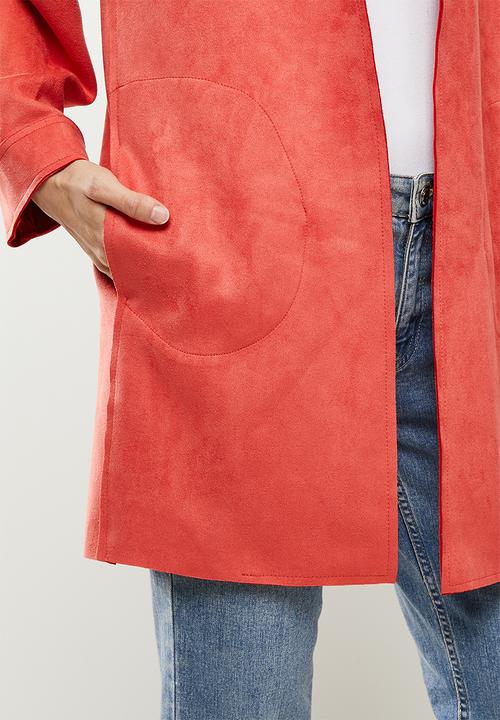 Koton - Classic collar trenchcoat - tile