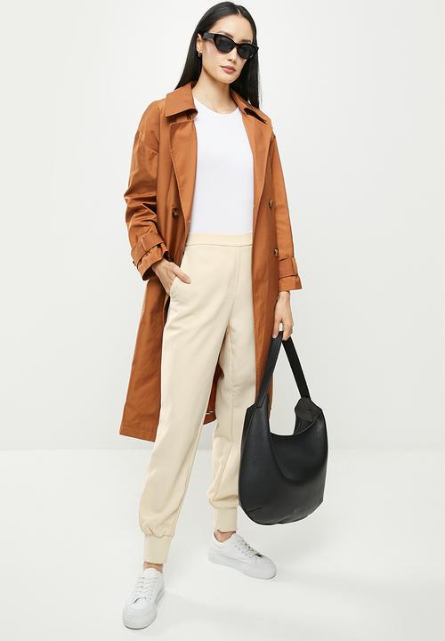Koton - Pocketed trousers - ecru