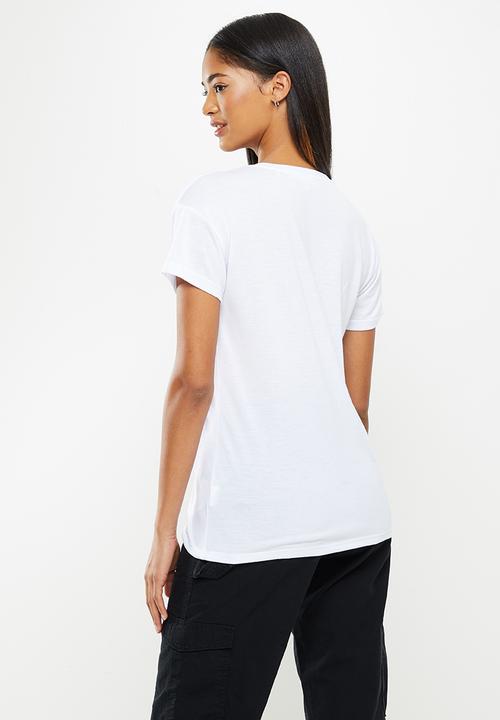Koton - Printed T-shirt - off white