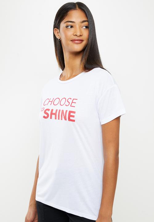 Koton - Printed T-shirt - off white