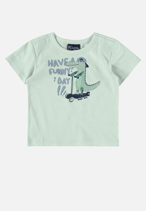 Quimby - Jersey tee and sweat bermuda - light green