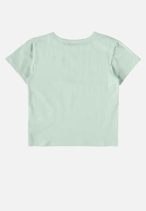 Quimby - Jersey tee and sweat bermuda - light green