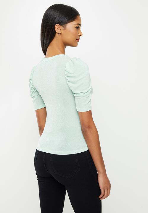Koton - Glitter T-shirt - mint green