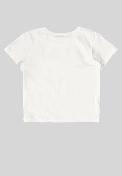 Quimby - Jersey tee and sweat bermuda - white
