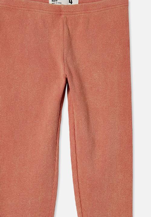 Cotton On - Huggie tights - chutney/washed rib