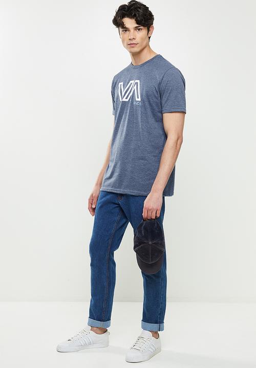RVCA - Va stencil - insignia blue