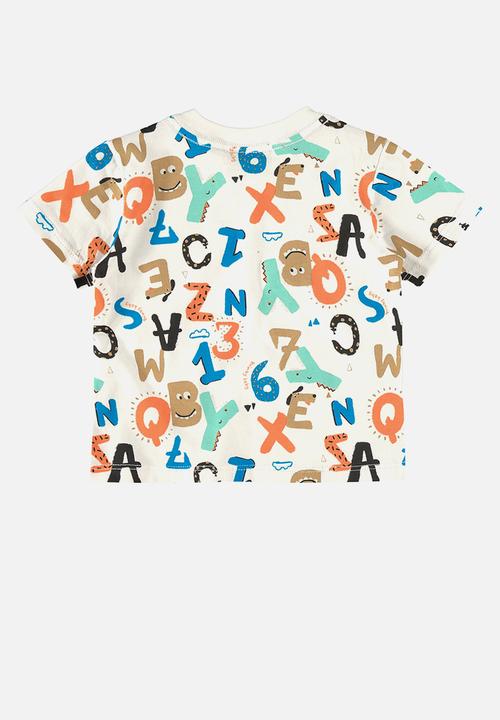 Quimby - Jersey tee and sweat bermuda - white