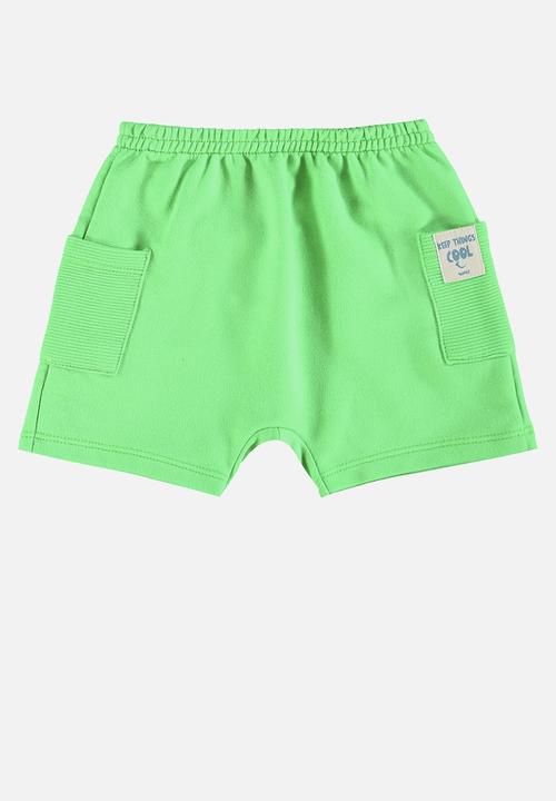 Quimby - Jersey tee and sweat shorts - white