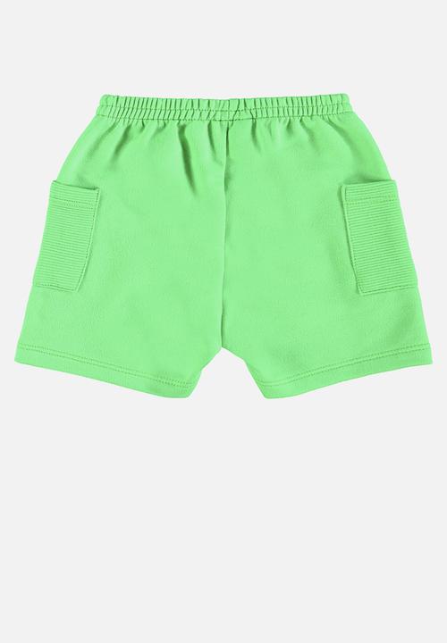 Quimby - Jersey tee and sweat shorts - white