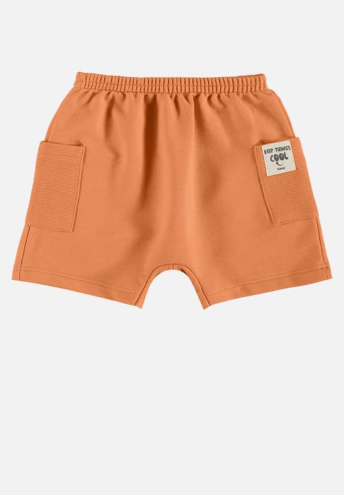 Quimby - Jersey tee and sweat shorts - off white