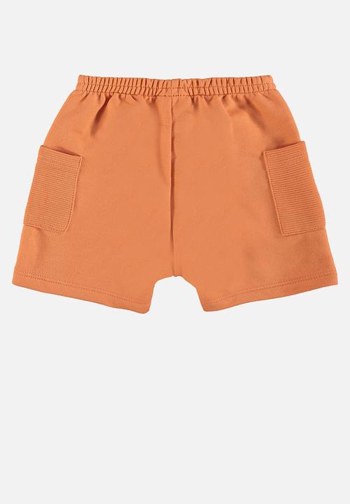 Quimby - Jersey tee and sweat shorts - off white
