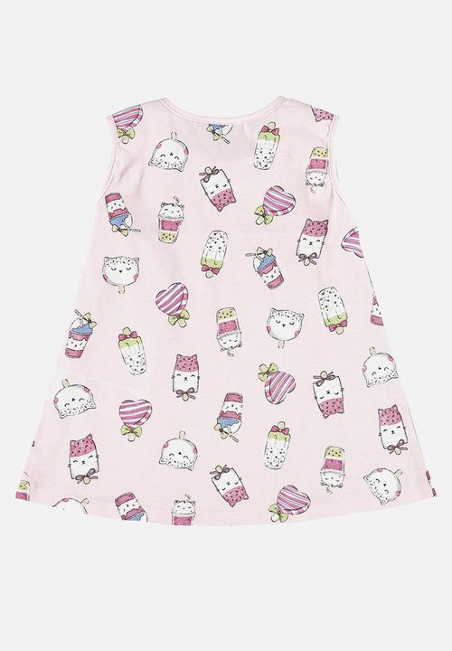 Bee Loop - Single jersey dress - light pink