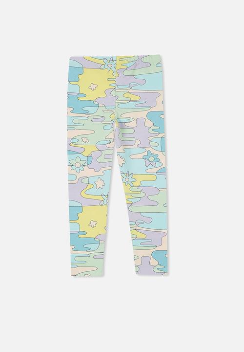 Cotton On - Huggie tights - peach tang/ripples