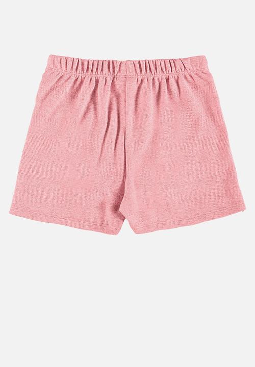 Quimby - Jersey blouse shorts-skirt - light pink