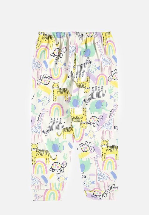Quimby - Soft jersey cotton pants - off white