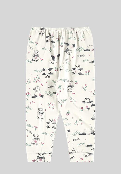 Quimby - Soft jersey cotton pants - off white