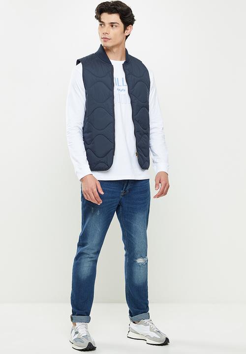 Billabong  - Thousand stack long sleeve tee - white