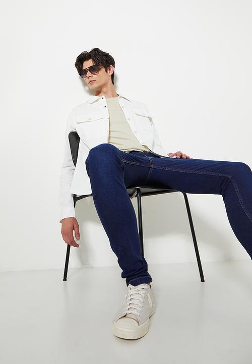 Superbalist - Seattle skinny jeans - dark wash blue