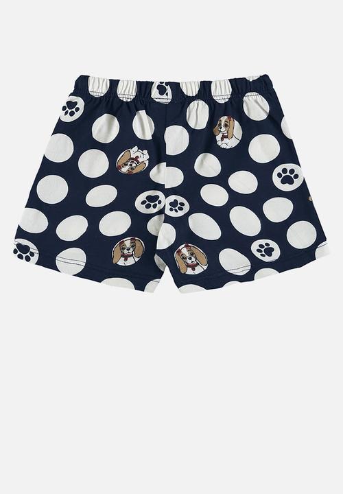 Bee Loop - Blouse and shorts-skirt set - grey & navy