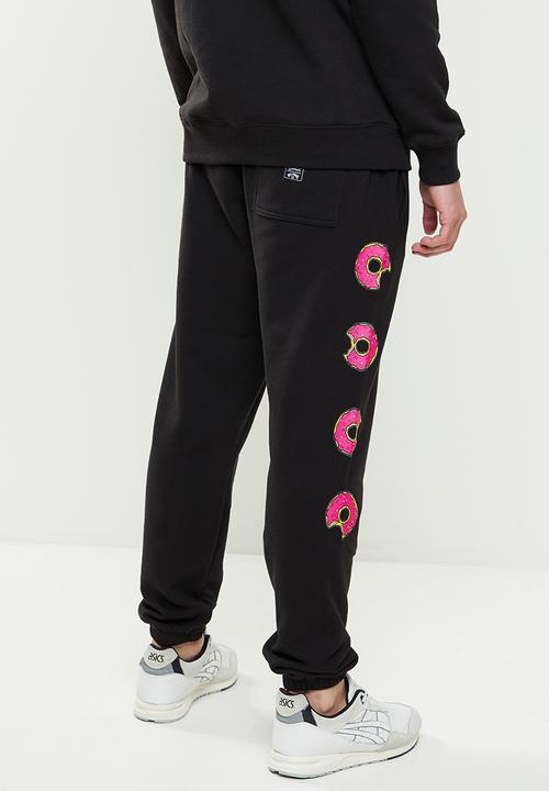 Billabong  - Simpsons donut fleece pant - black